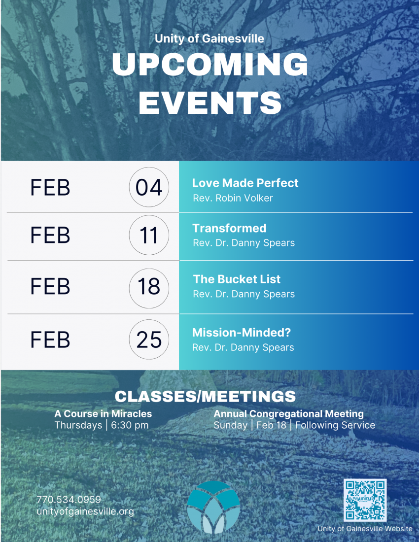 February Flyer of Events