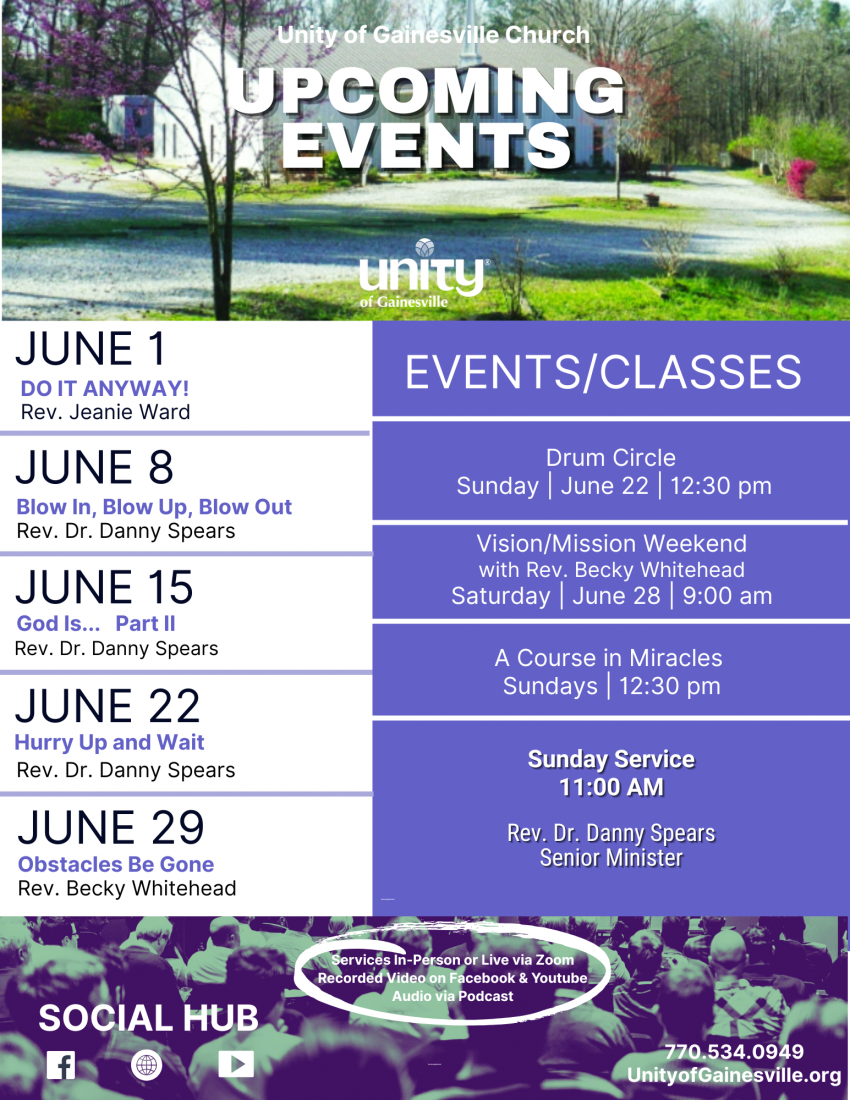 June Events Flyer
