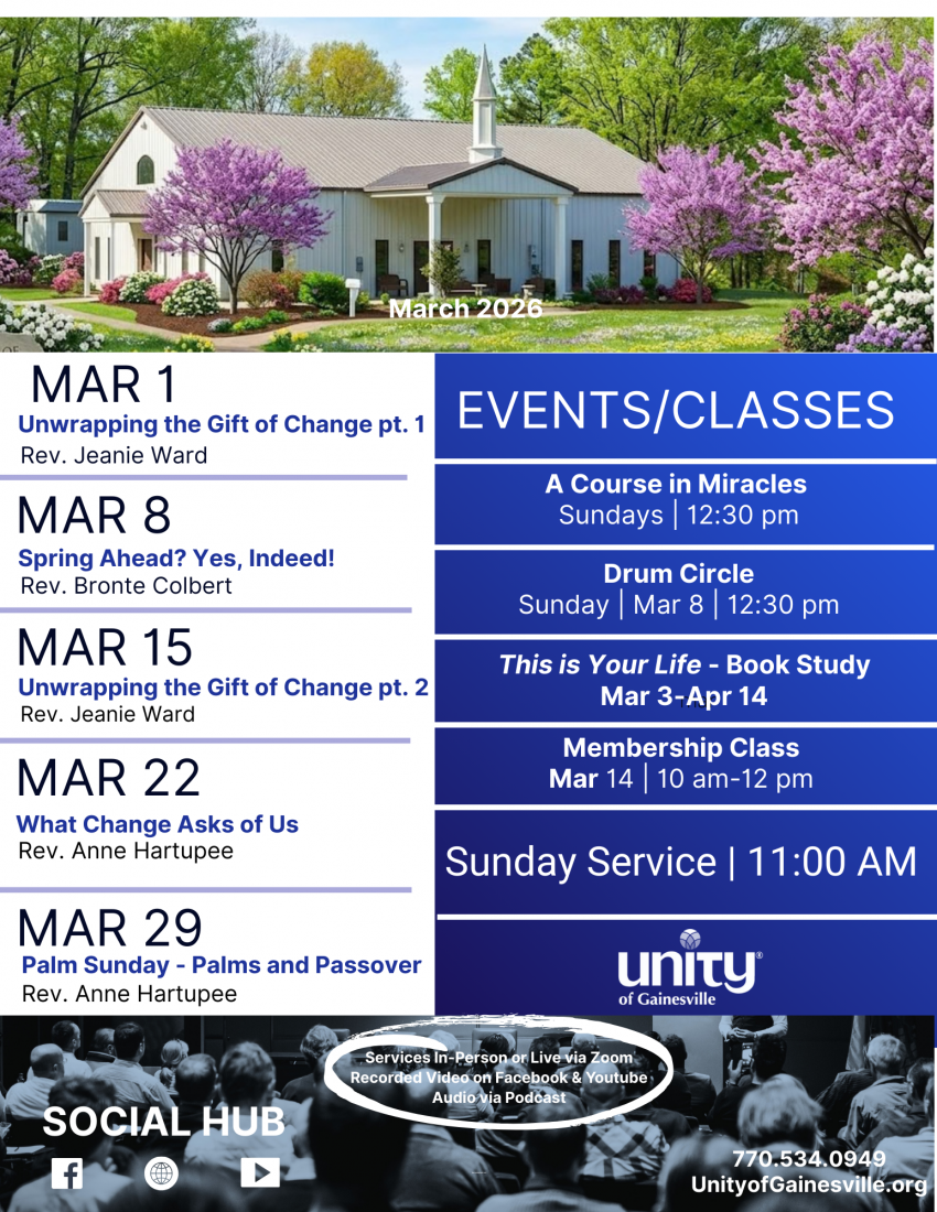 March Calendar of Events