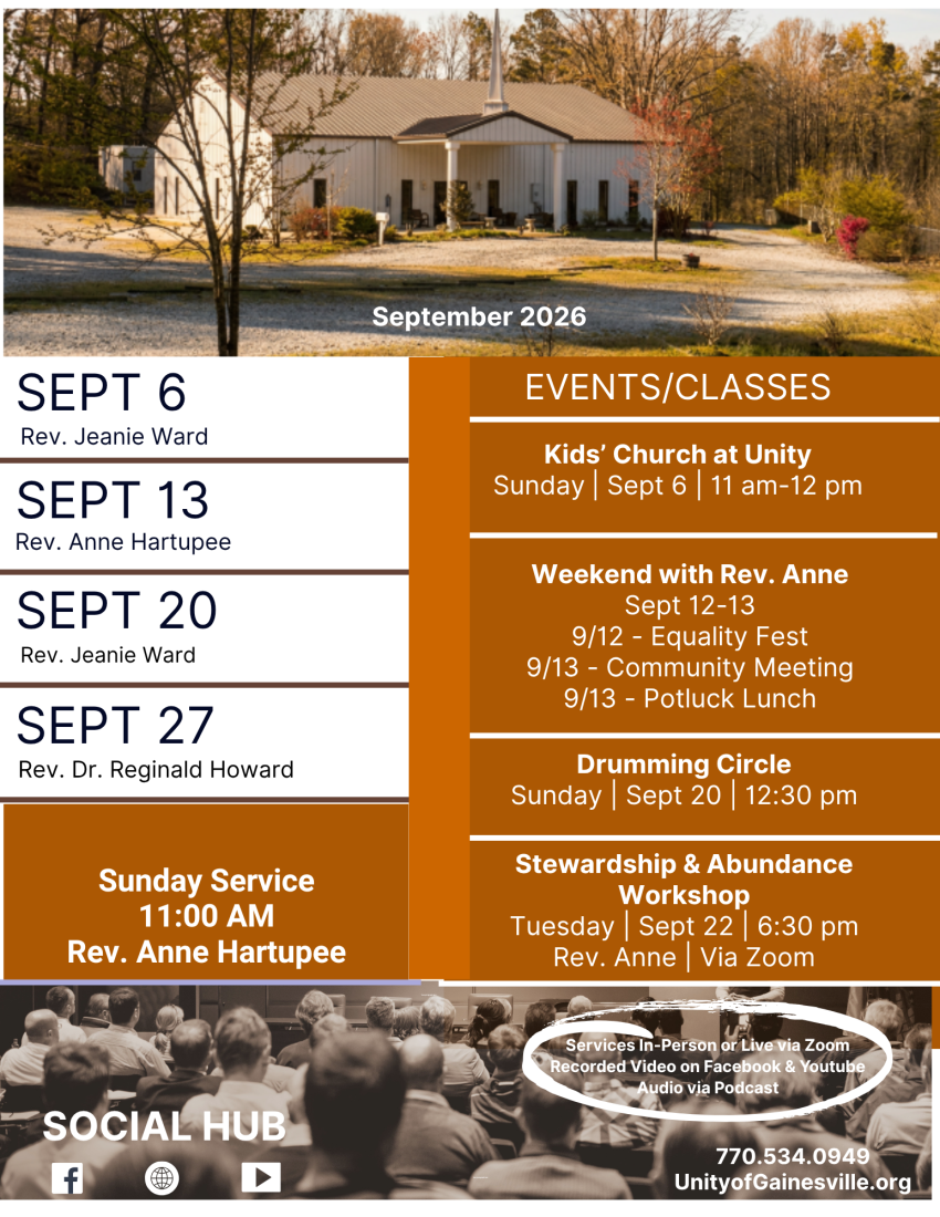September Events Flyer