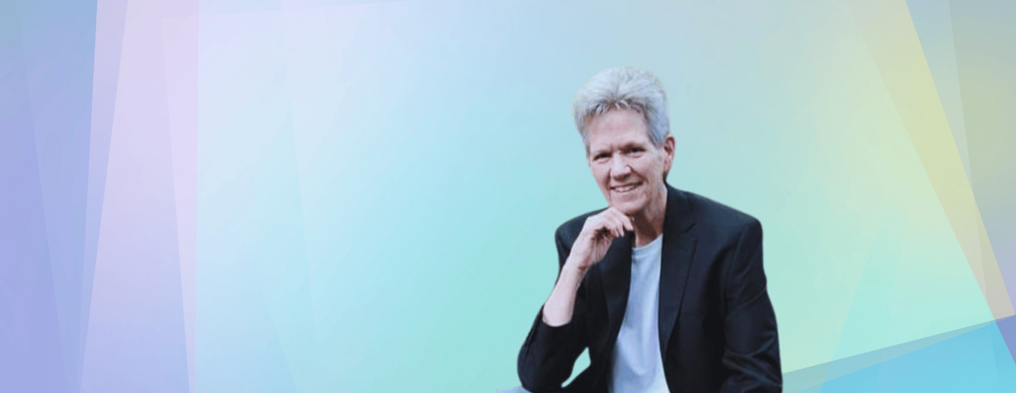 Rev. Jeanie Ward on abstract background