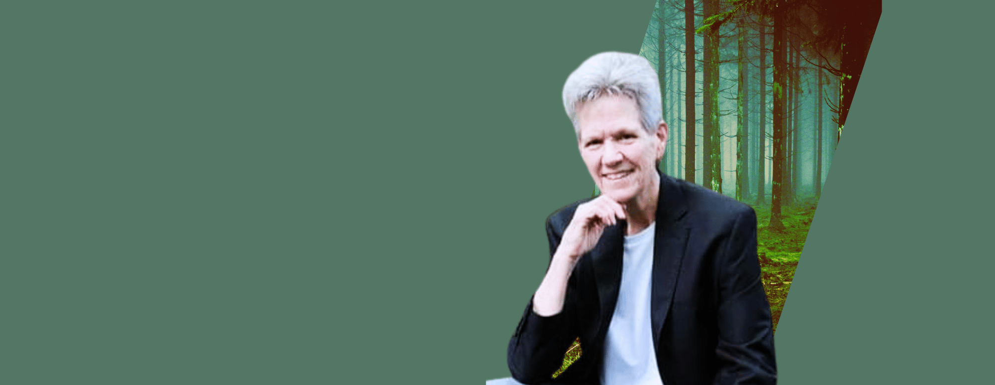 Rev. Jeanie Ward on abstract background