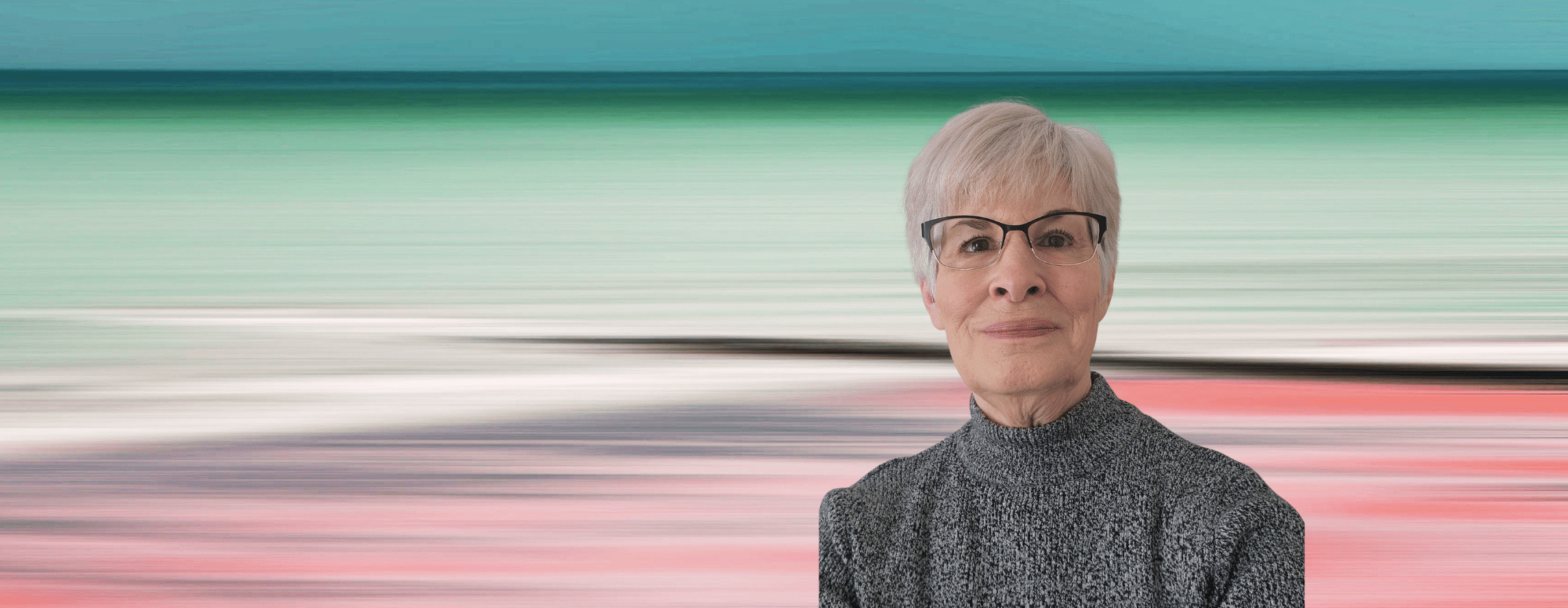 Rev. Anne Hartupee on abstracr background