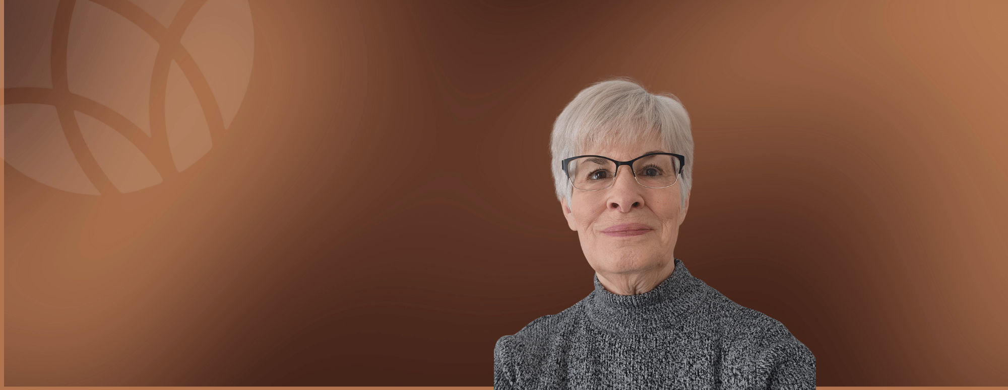 Rev. Anne Hartupee on abstracr background