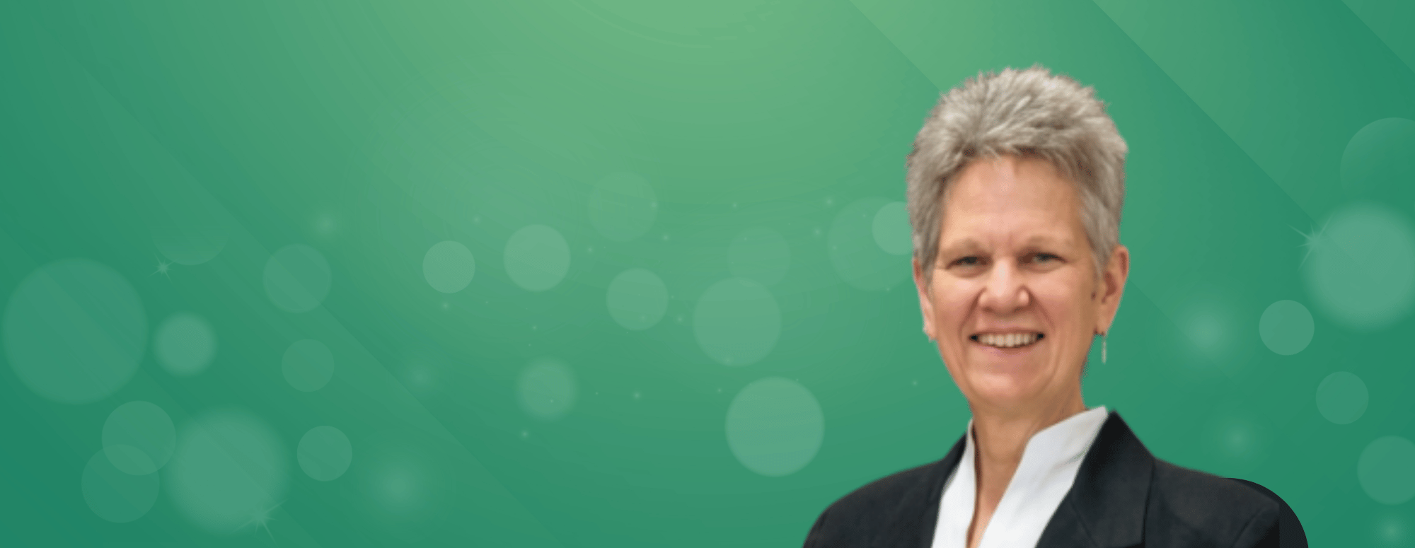 Rev. Jeanie Ward on abstract background
