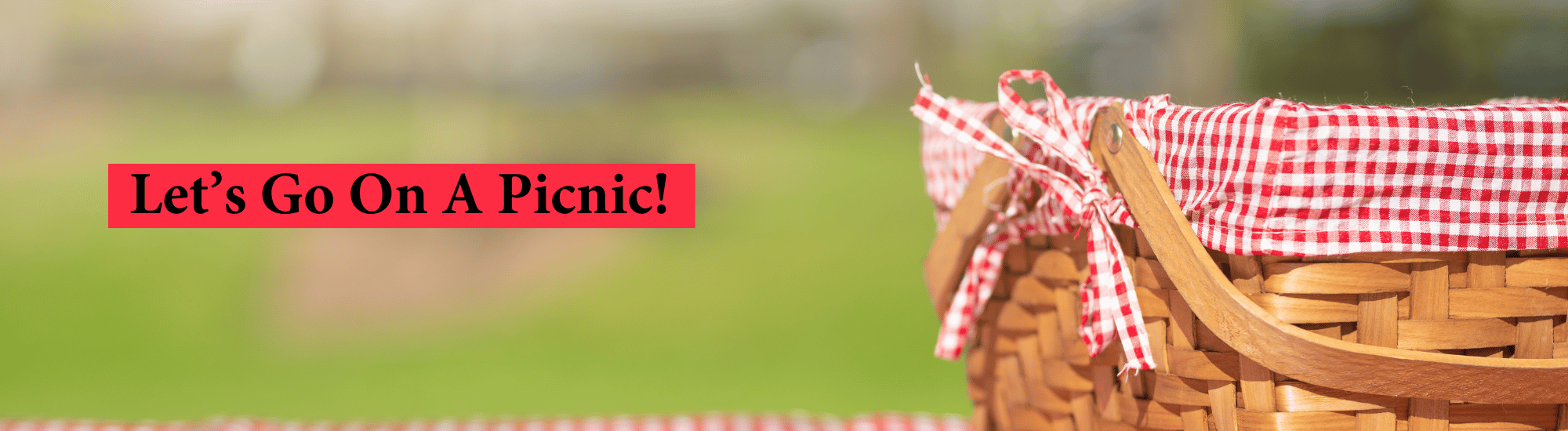 Picnic Basket on abstract background