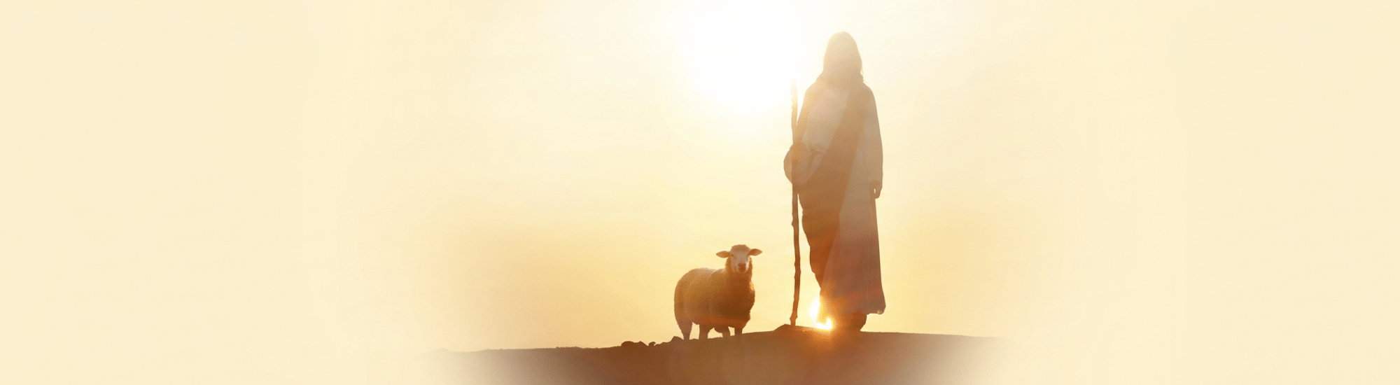 Abstract Shepherd with lamb